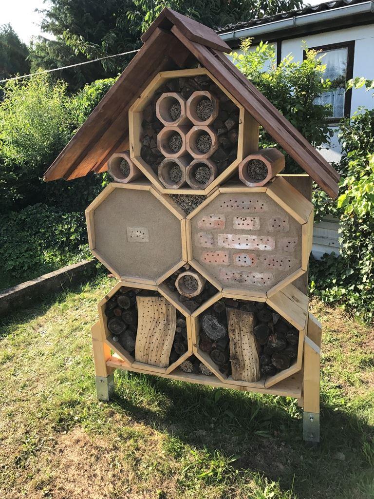 Insektenhotel - fertig